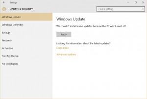 Pause automatic windows 10 updates