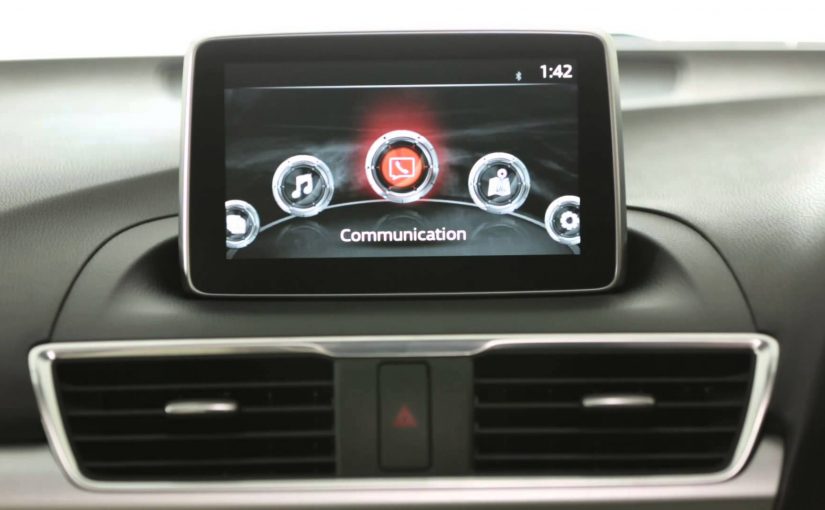 Mazda Connect information entertainment system in the Mazda 3 2017 Model